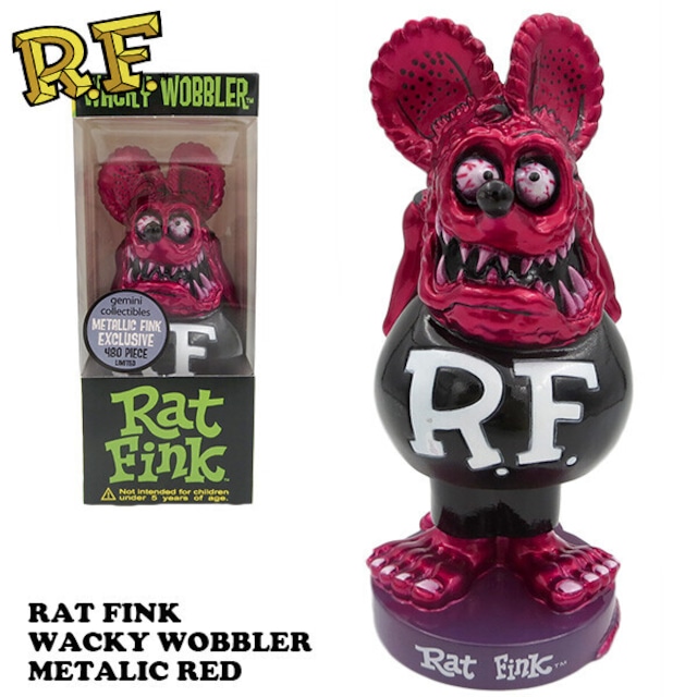 ラットフィンク ボビングヘッド メタリックRED 【RAT FINK】【FUNKO